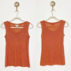 St. John Vibrant Orange Tank Top